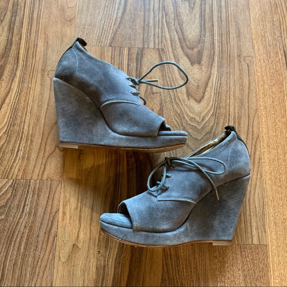 Rag & Bone peep toe suede booties - Picture 4 of 7